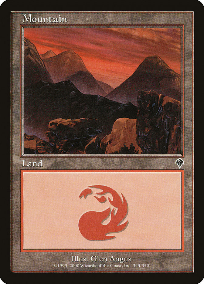 Mountain (345) [Invasion] - Magic: The Gathering - Card Brawlers | Quebec | Canada |