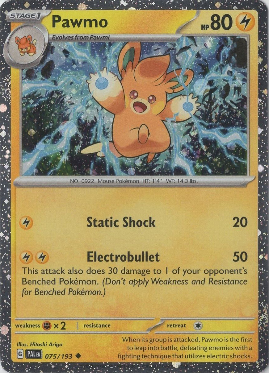 Pawmo (075/193) (Cosmos Foil) [Scarlet & Violet: Paldea Evolved] - Pokémon - Card Brawlers | Quebec | Canada |