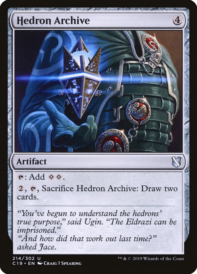 Hedron Archive [Commander 2019] - Magic: The Gathering - Card Brawlers | Quebec | Canada |