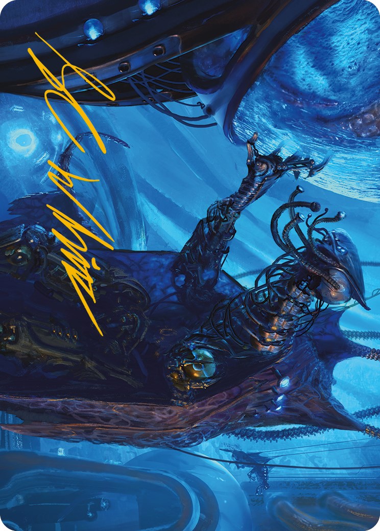 Atmosphere Surgeon Art Card (Gold-Stamped Signature) [Phyrexia: All Will Be One Art Series] - Magic: The Gathering - Card Brawlers | Quebec | Canada |