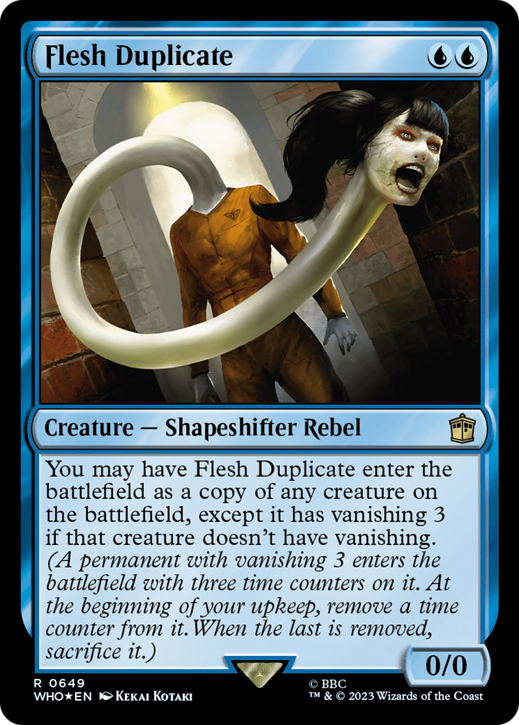Flesh Duplicate (Surge Foil) [Doctor Who] - Magic: The Gathering - Card Brawlers | Quebec | Canada |