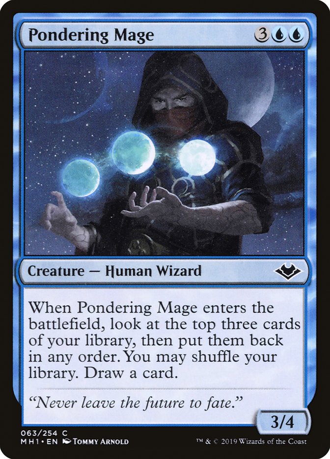 Pondering Mage [Modern Horizons] - Magic: The Gathering - Card Brawlers | Quebec | Canada |