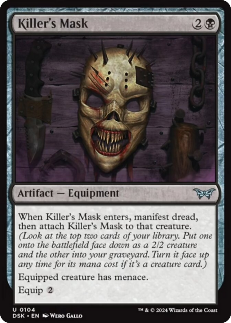 Killer's Mask [Duskmourn: House of Horror] - Magic: The Gathering - Card Brawlers | Quebec | Canada |
