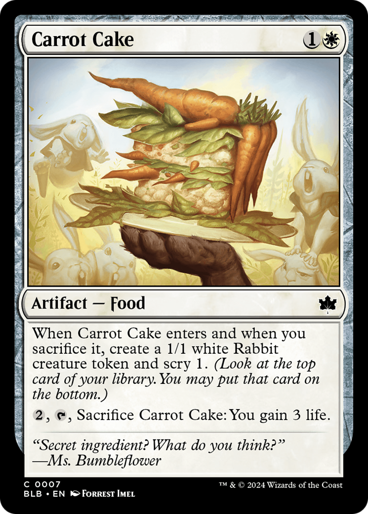 Carrot Cake [Bloomburrow] - Magic: The Gathering - Card Brawlers | Quebec | Canada |