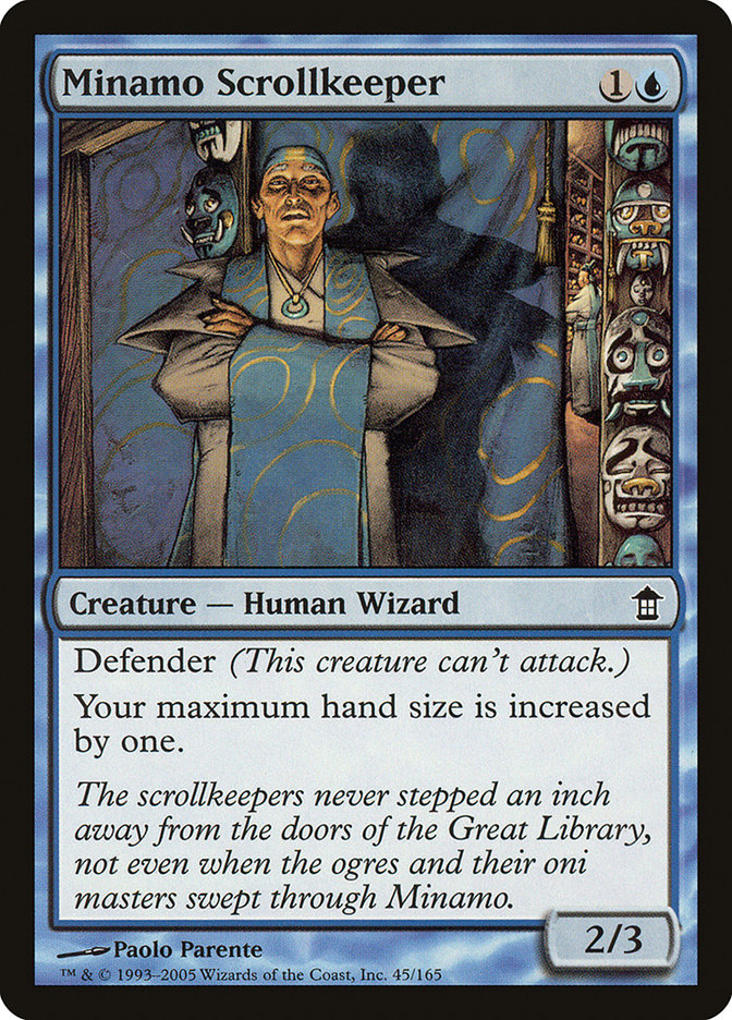 Minamo Scrollkeeper [Saviors of Kamigawa] - Magic: The Gathering - Card Brawlers | Quebec | Canada |