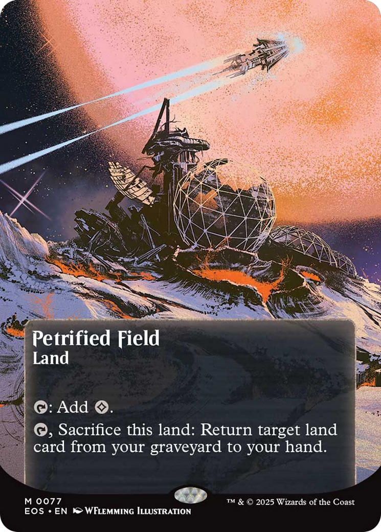 Petrified Field (0077) (Borderless) [Edge of Eternities: Stellar Sights] - Magic: The Gathering - Card Brawlers | Quebec | Canada |