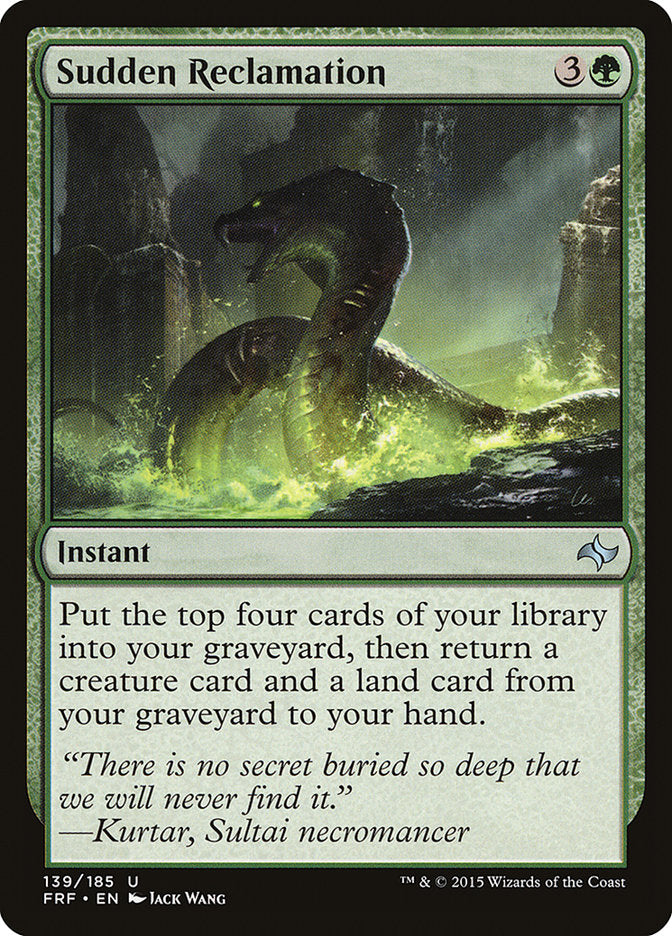 Sudden Reclamation [Fate Reforged] - Magic: The Gathering - Card Brawlers | Quebec | Canada |