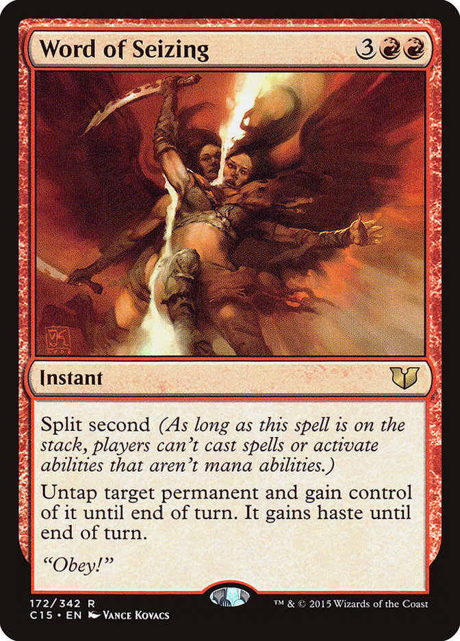 Word of Seizing [Commander 2015] - Magic: The Gathering - Card Brawlers | Quebec | Canada |