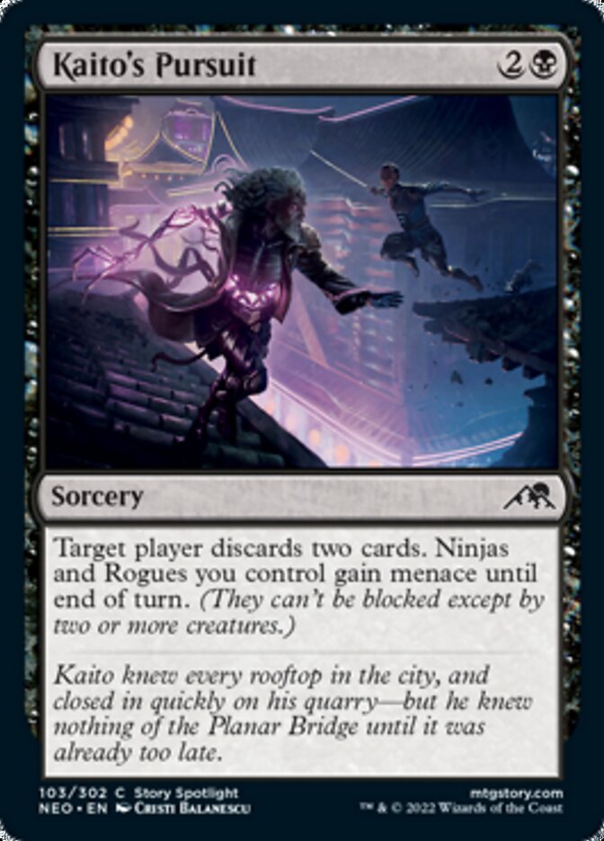 Kaito's Pursuit [Kamigawa: Neon Dynasty] - Magic: The Gathering - Card Brawlers | Quebec | Canada |