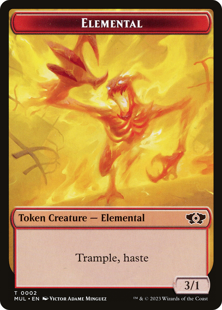 Elemental (02) // Zombie Double-Sided Token [March of the Machine Tokens] - Magic: The Gathering - Card Brawlers | Quebec | Canada |