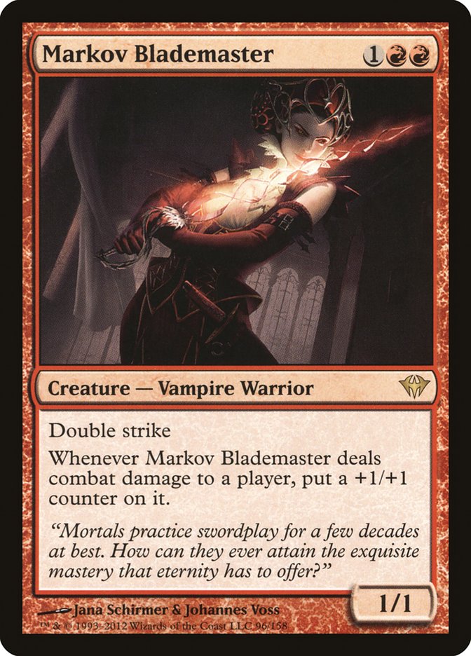 Markov Blademaster [Dark Ascension] - Magic: The Gathering - Card Brawlers | Quebec | Canada |