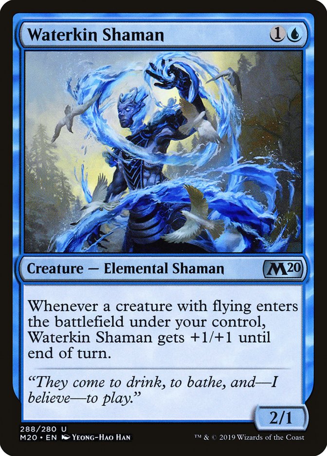 Waterkin Shaman [Core Set 2020] - Magic: The Gathering - Card Brawlers | Quebec | Canada |