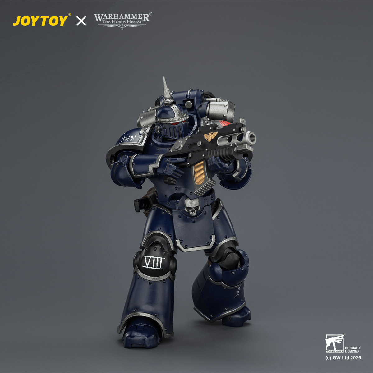 Joytoy - Warhammer 40k - Night Lords MK III Tactical Legionary with Bolter and Bolt Pistol - (PREORDER) August 31, 2026