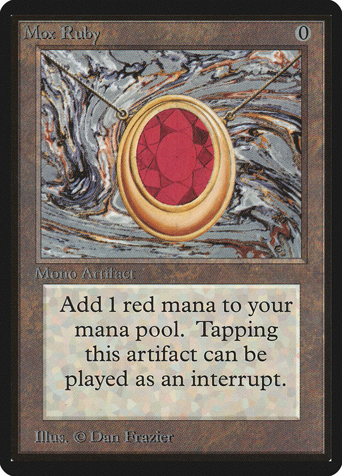 Mox Ruby [Beta Edition] - Magic: The Gathering - Card Brawlers | Quebec | Canada |