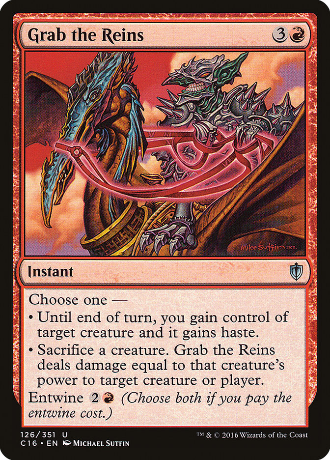 Grab the Reins [Commander 2016] - Magic: The Gathering - Card Brawlers | Quebec | Canada |