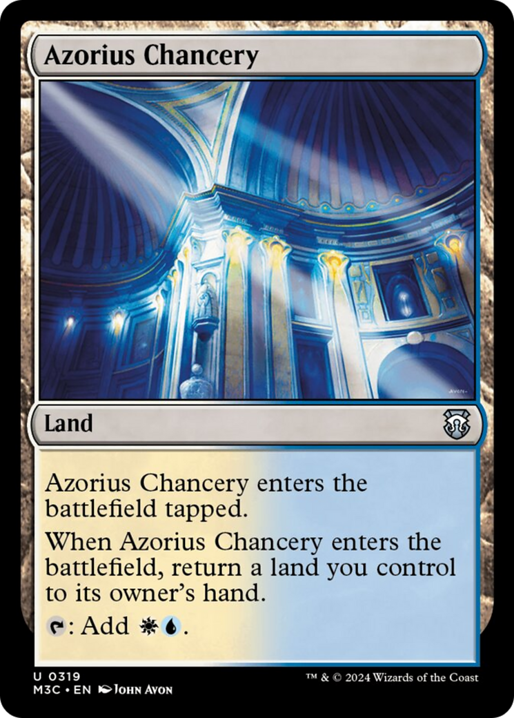 Azorius Chancery (Ripple Foil) [Modern Horizons 3 Commander] - Magic: The Gathering - Card Brawlers | Quebec | Canada |