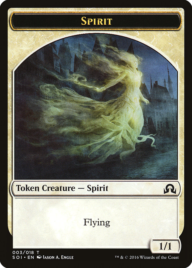 Spirit Token [Shadows over Innistrad Tokens] - Magic: The Gathering - Card Brawlers | Quebec | Canada |
