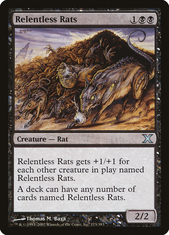 Relentless Rats [Tenth Edition] - Magic: The Gathering - Card Brawlers | Quebec | Canada |