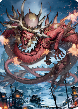 Atsushi, the Blazing Sky 2 Art Card [Kamigawa: Neon Dynasty Art Series] - Magic: The Gathering - Card Brawlers | Quebec | Canada |