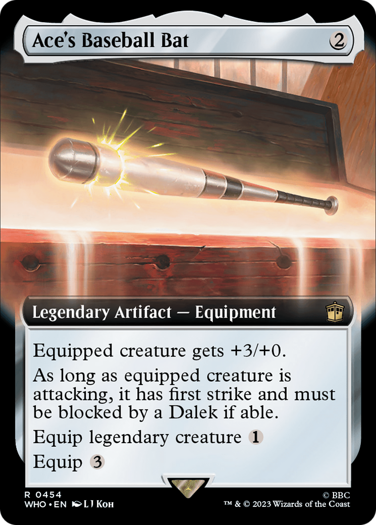 Ace's Baseball Bat (Extended Art) [Doctor Who] - Magic: The Gathering - Card Brawlers | Quebec | Canada |
