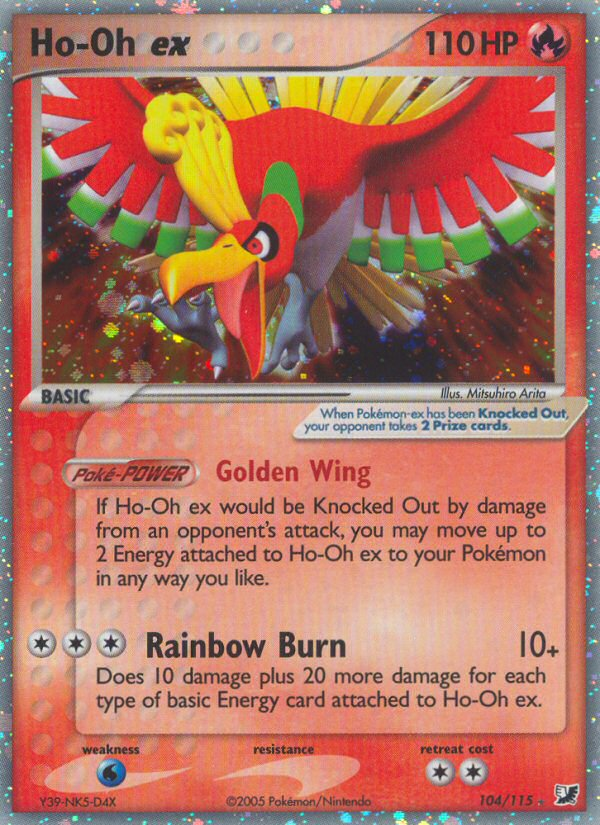 Ho-Oh ex (104/115) [EX: Unseen Forces] - Pokémon - Card Brawlers | Quebec | Canada |
