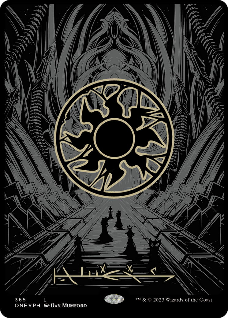 Plains (365) (Oil Slick Raised Foil) [Phyrexia: All Will Be One] - Magic: The Gathering - Card Brawlers | Quebec | Canada |