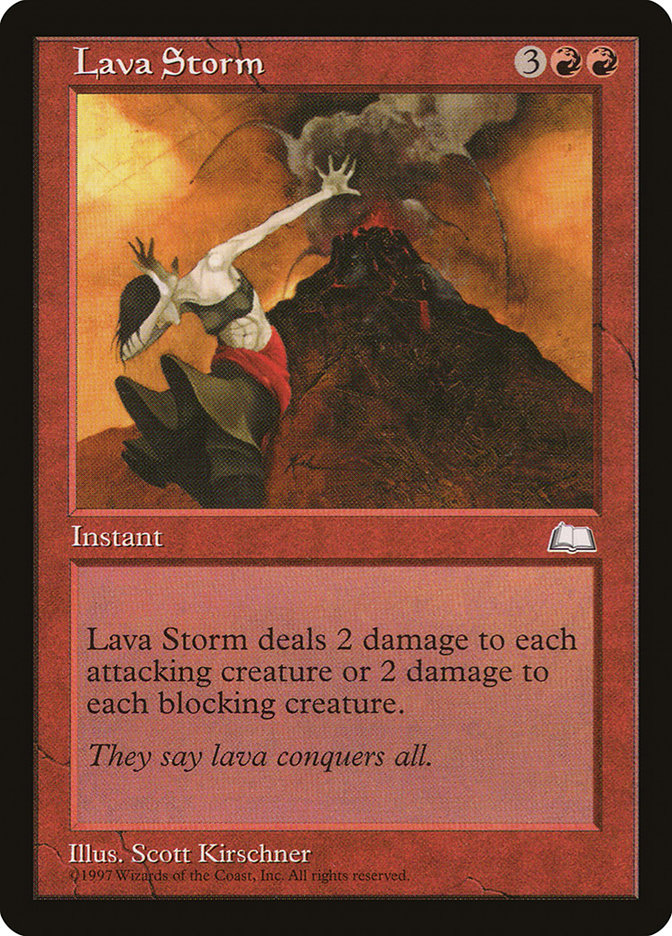 Lava Storm [Weatherlight] - Magic: The Gathering - Card Brawlers | Quebec | Canada |