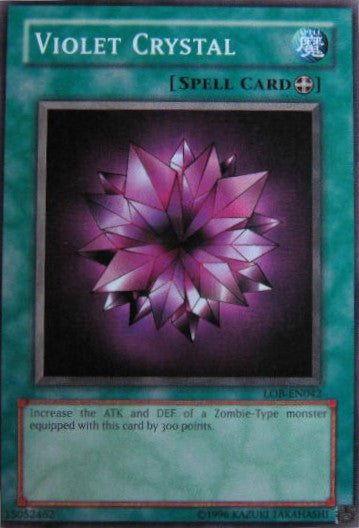 Violet Crystal [LOB-EN042] Common - Yu-Gi-Oh! - Card Brawlers | Quebec | Canada |