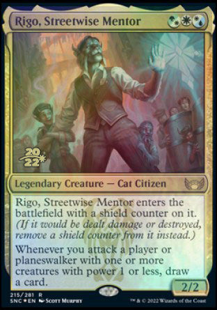 Rigo, Streetwise Mentor [Streets of New Capenna Prerelease Promos] - Magic: The Gathering - Card Brawlers | Quebec | Canada |