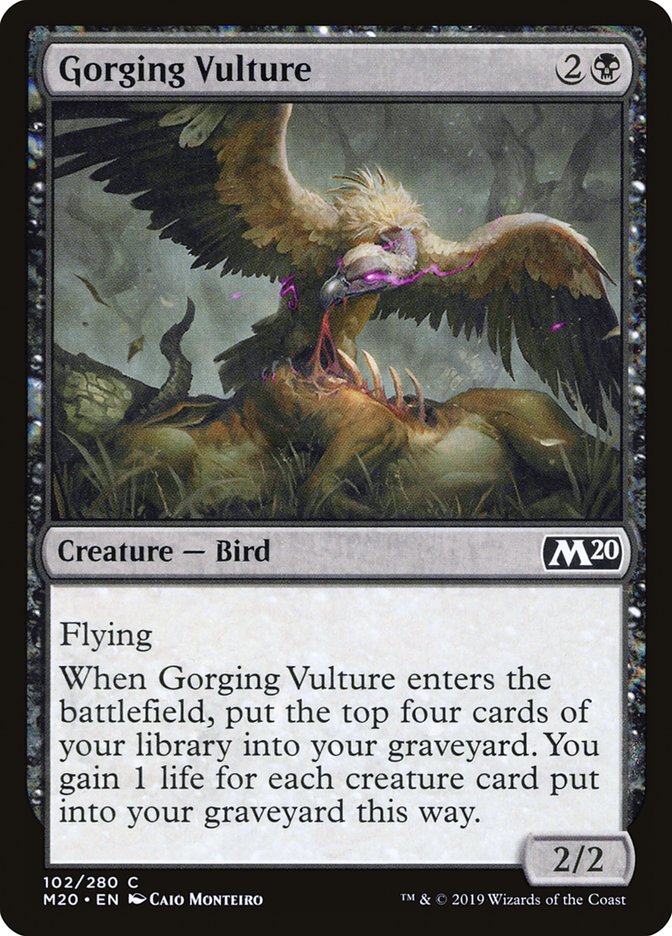 Gorging Vulture [Core Set 2020] - Magic: The Gathering - Card Brawlers | Quebec | Canada |