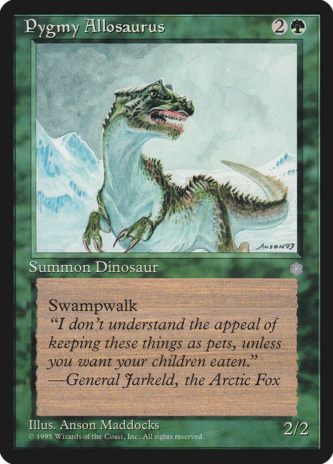 Pygmy Allosaurus [Ice Age] - Magic: The Gathering - Card Brawlers | Quebec | Canada |