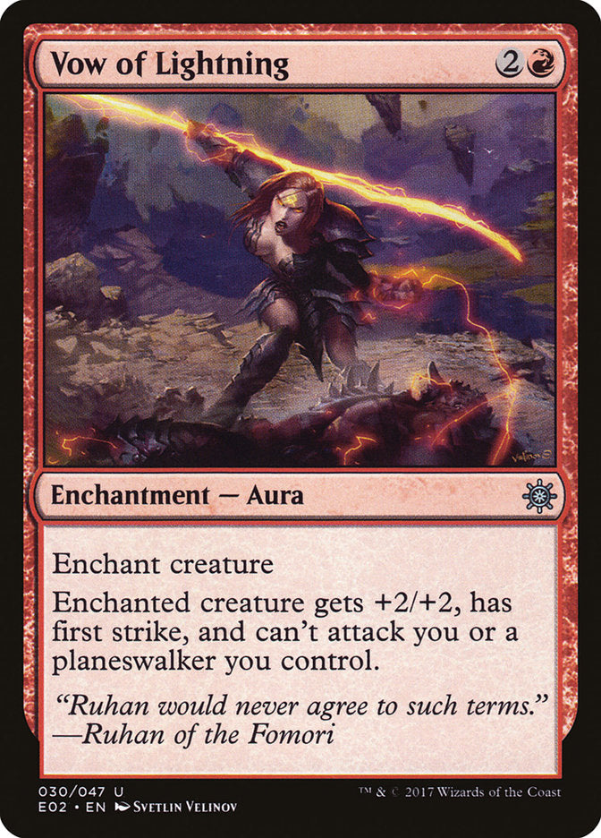 Vow of Lightning [Explorers of Ixalan] - Magic: The Gathering - Card Brawlers | Quebec | Canada |