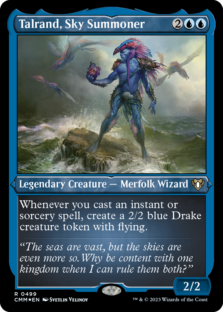 Talrand, Sky Summoner (Foil Etched) [Commander Masters] - Magic: The Gathering - Card Brawlers | Quebec | Canada |