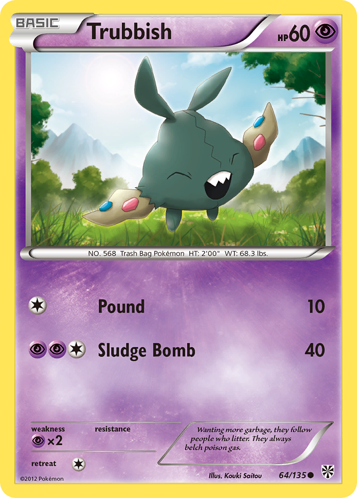 Trubbish (64/135) [Black & White: Plasma Storm] - Pokémon - Card Brawlers | Quebec | Canada |