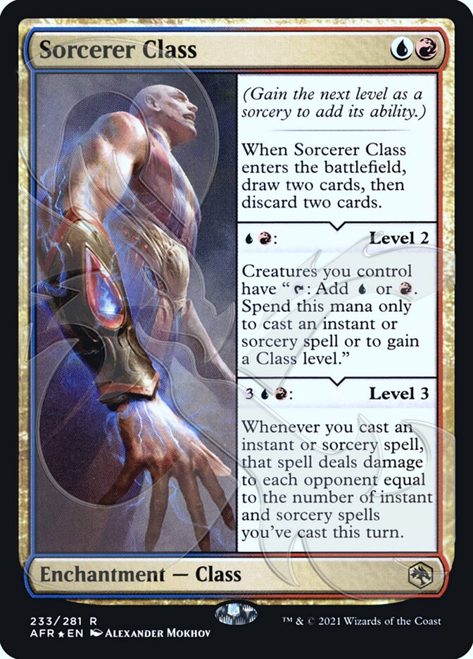 Sorcerer Class (Ampersand Promo) [Dungeons & Dragons: Adventures in the Forgotten Realms Promos] - Magic: The Gathering - Card Brawlers | Quebec | Canada |