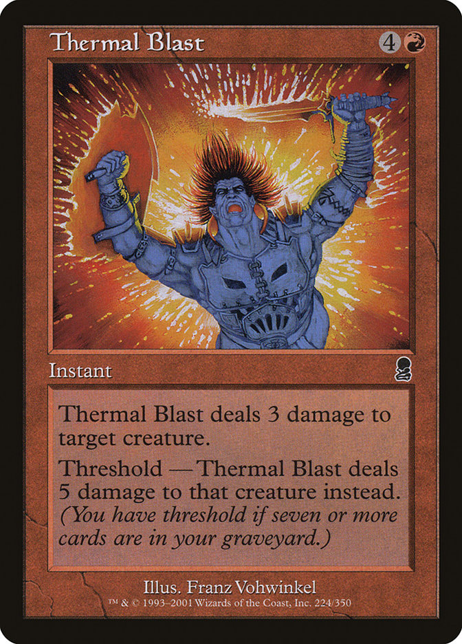 Thermal Blast [Odyssey] - Magic: The Gathering - Card Brawlers | Quebec | Canada |