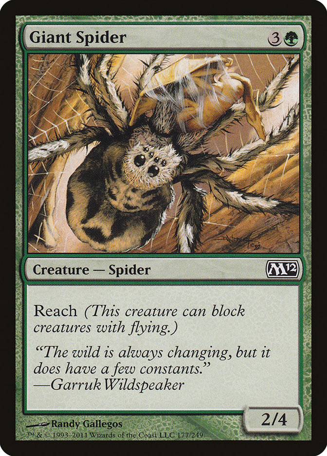 Giant Spider [Magic 2012] - Magic: The Gathering - Card Brawlers | Quebec | Canada |