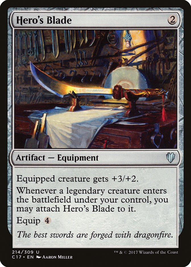Hero's Blade [Commander 2017] - Magic: The Gathering - Card Brawlers | Quebec | Canada |