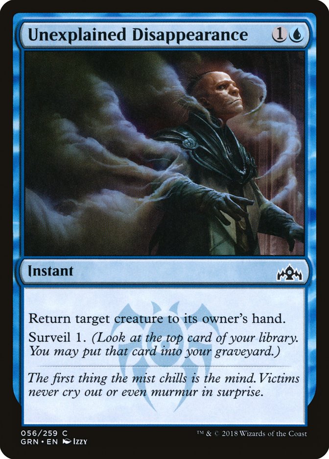Unexplained Disappearance [Guilds of Ravnica] - Magic: The Gathering - Card Brawlers | Quebec | Canada |