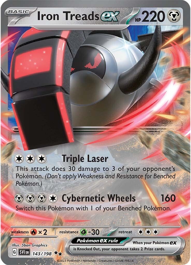 Iron Treads ex (143/198) [Scarlet & Violet: Base Set] - Pokémon - Card Brawlers | Quebec | Canada |