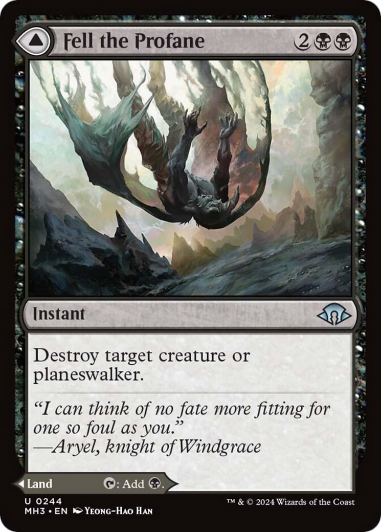 Fell the Profane // Fell Mire [Modern Horizons 3] - Magic: The Gathering - Card Brawlers | Quebec | Canada |
