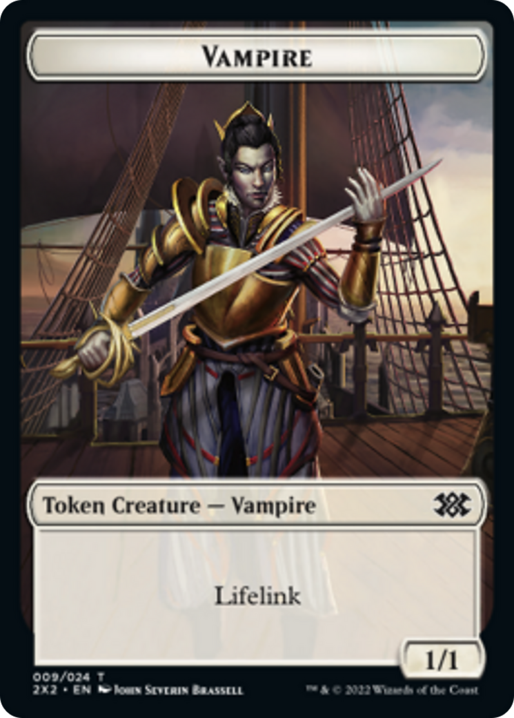 Faerie Rogue // Vampire Double-Sided Token [Double Masters 2022 Tokens] - Magic: The Gathering - Card Brawlers | Quebec | Canada |