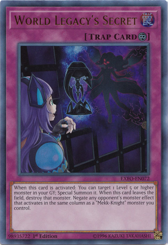 World Legacy's Secret [EXFO-EN072] Ultra Rare - Yu-Gi-Oh! - Card Brawlers | Quebec | Canada |