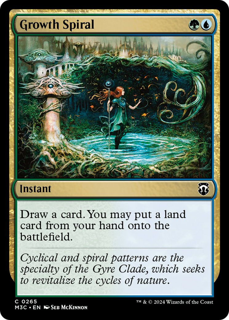 Growth Spiral (Ripple Foil) [Modern Horizons 3 Commander] - Magic: The Gathering - Card Brawlers | Quebec | Canada |