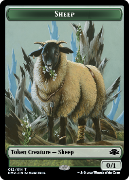 Zombie // Sheep Double-Sided Token [Dominaria Remastered Tokens] - Magic: The Gathering - Card Brawlers | Quebec | Canada |
