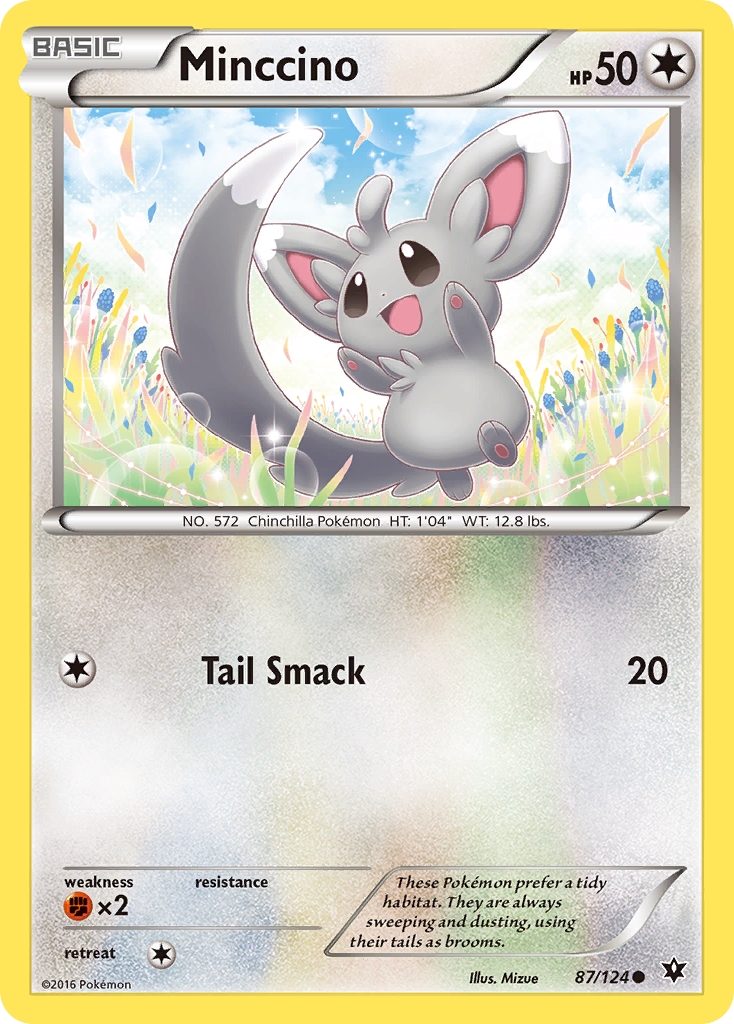 Minccino (87/124) [XY: Fates Collide] - Pokémon - Card Brawlers | Quebec | Canada |