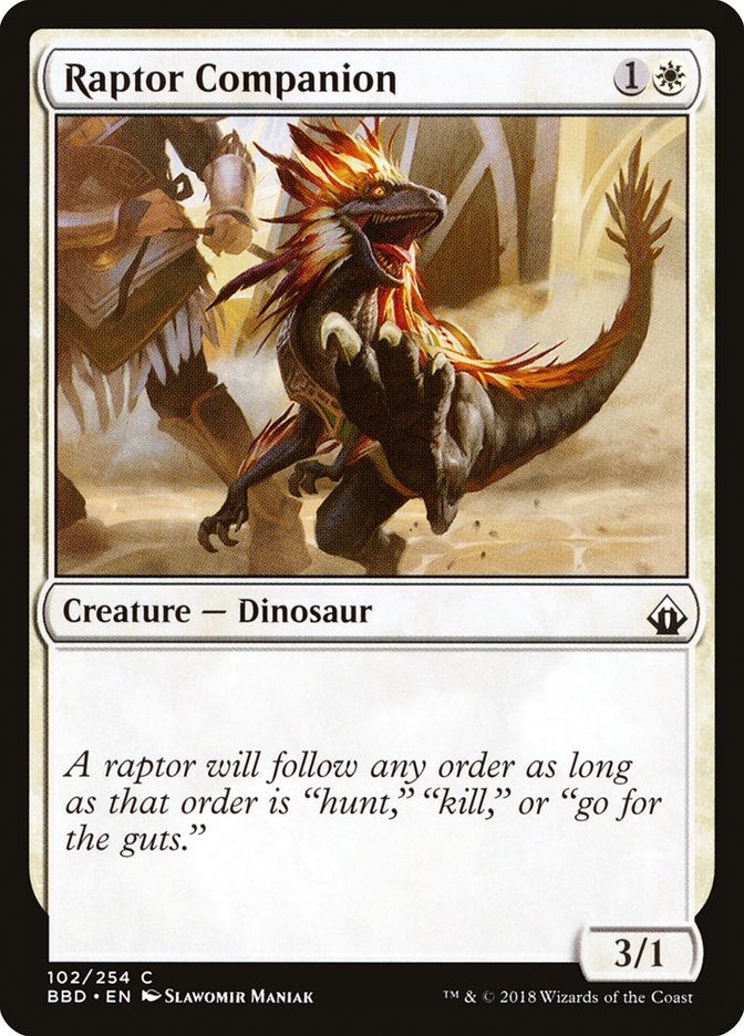 Raptor Companion [Battlebond] - Magic: The Gathering - Card Brawlers | Quebec | Canada |