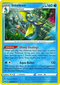 Inteleon (058/202) (Cosmos Holo) [Sword & Shield: Base Set] - Pokémon - Card Brawlers | Quebec | Canada |