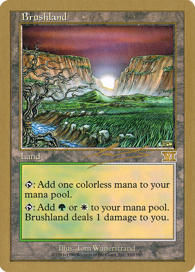 Brushland (Nicolas Labarre) [World Championship Decks 2000] - Magic: The Gathering - Card Brawlers | Quebec | Canada |