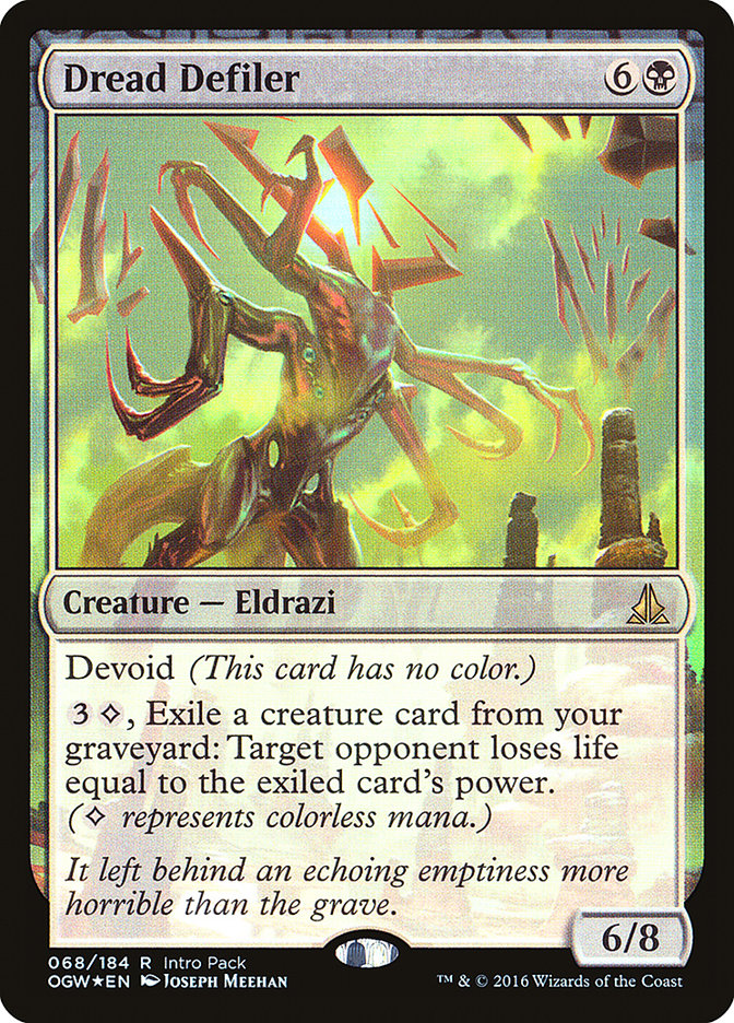Dread Defiler (Intro Pack) [Oath of the Gatewatch Promos] - Magic: The Gathering - Card Brawlers | Quebec | Canada |